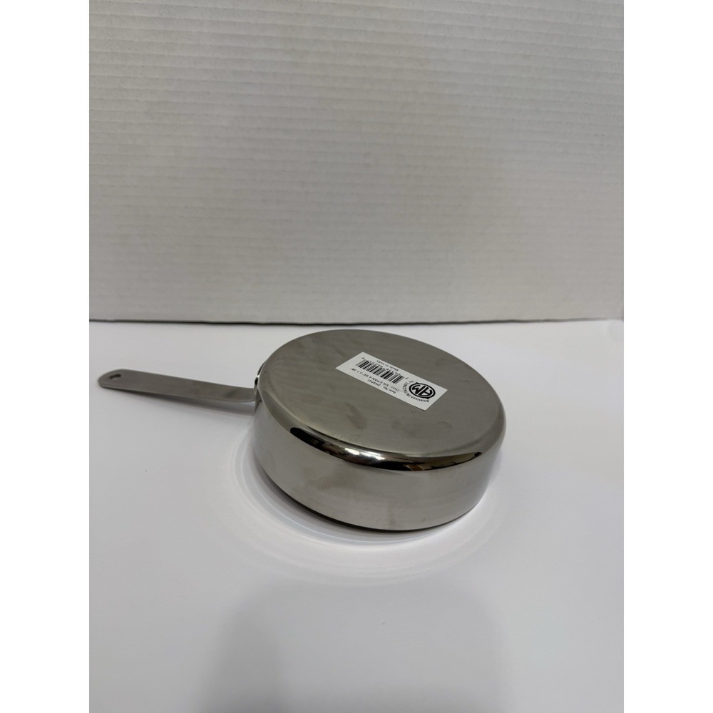 New Stainless Steel Saucepan Small Sauté Pan ~1 Qt Riveted Handle - Picture 2 of 3
